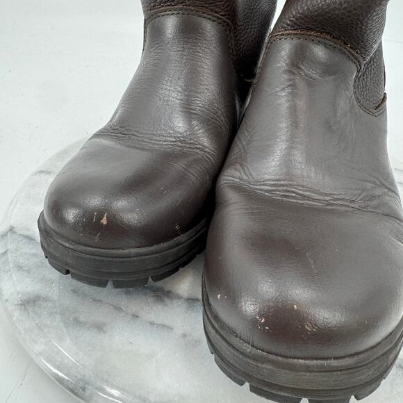 Cotswold Ascot brown leather waterproof Wellies boots - Picture 5 of 7